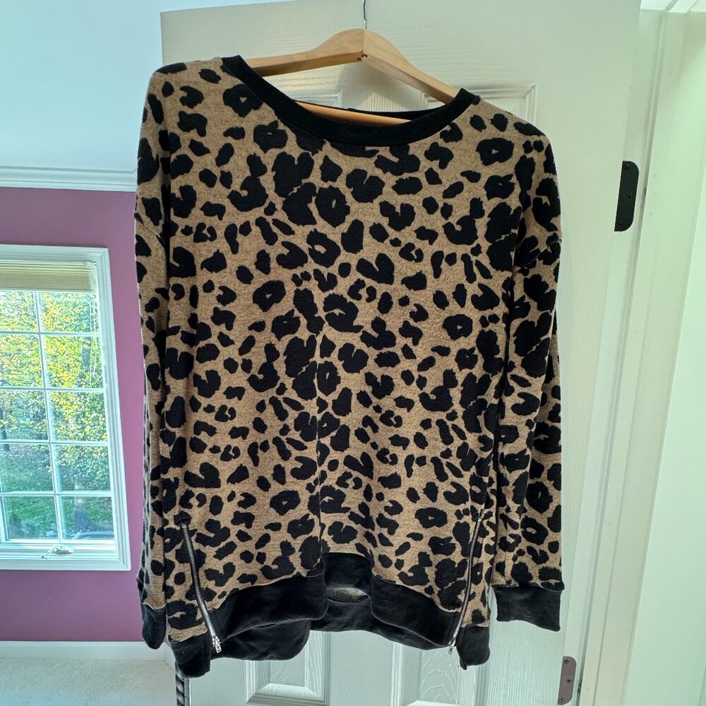 Animal Print Sweater